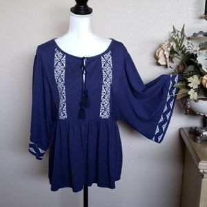 Tommy Bahama Embroidered Top 